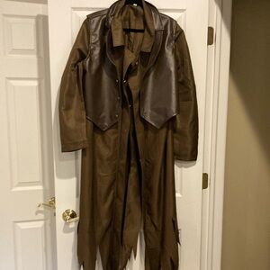 Source Unknown Brown Classic Trench Coat